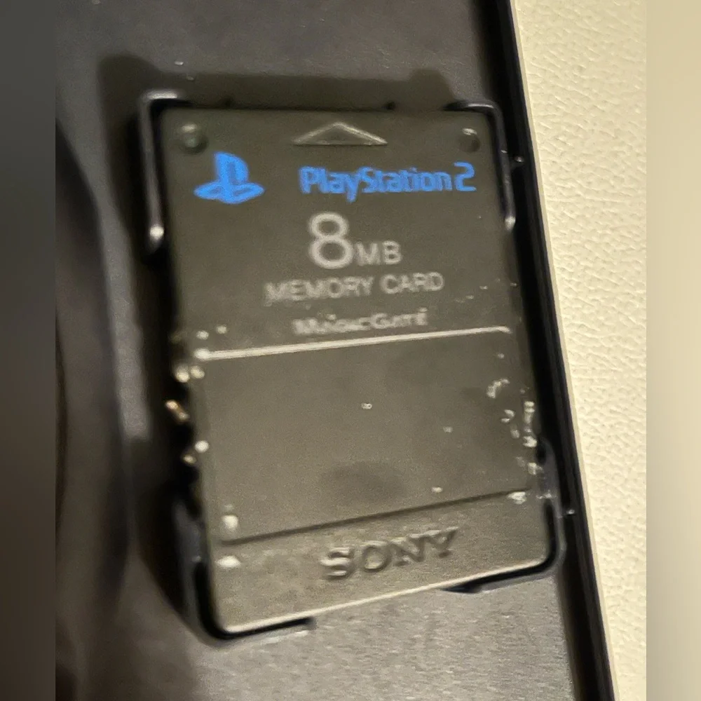 Sony Black PlayStation 2 8MB Memory Card
